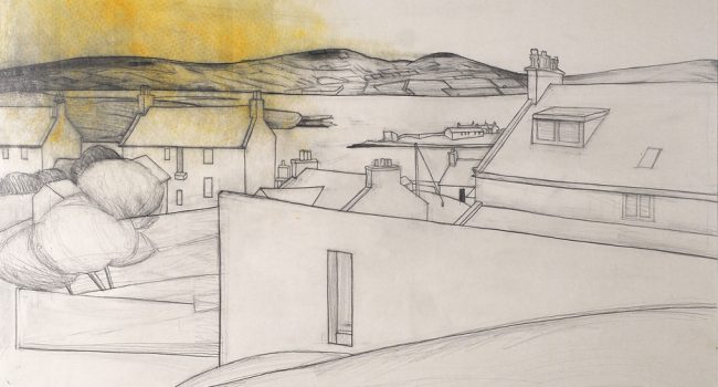 Stromness, Orkney No.1 1985 pencil and oil on paper 53.5 x 74.3 cm BGT676